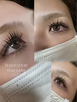 オフあり フラットラッシュ 下まつ毛のみつけ放題