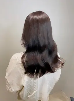 💫髪質改善in艶カラー＋Aujua2ステップTR＋浸透促進超音波TR💫（ロング料金なし）