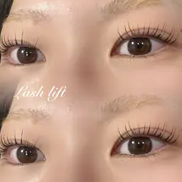 上まつ毛パーマ 1時間45分程度