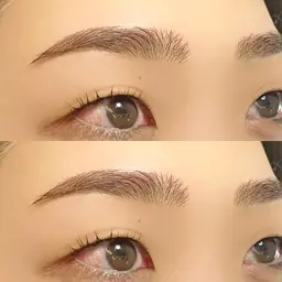 〔眉毛WAX脱毛〕   間引き(毛量調整)・カラー込み