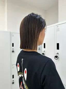 【ボブカット】【期間限定メニュー❣️】（カット＋3steptreatment )さら艶でまとまるトリートメント付き❣️