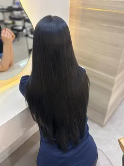 【就活生・実習生向け】暗染めワンカラー➕カット【モデル】必ず詳細ご確認ください！