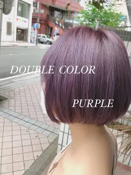 ♦️ダブルカラー(ケアブリーチ使用)➕PLEXトリートメント♦️#桜木町