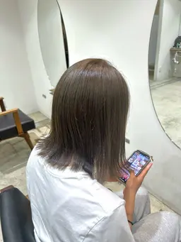 ブリーチ+カラー