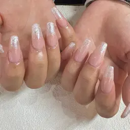 【ハンド】長さ出し10本+シンプルデザイン🌟¥5,900 (ご予約リクエストと同時にご希望のデザインお送りください!)