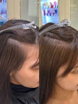 うぶ毛パーマ➕Aujua 1step トリートメント🤎