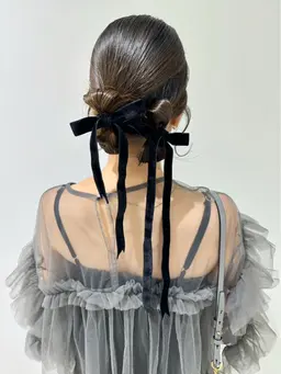 🎀 minimo限定 🎀 リボンヘアアレンジ ➕ リボン付き 🖤