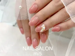 ❤️♡ミニモ特別価格 うる艶ワンカラービジューネイル♡❤️