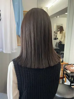 ♡ ストレートパーマ(縮毛矯正) + カット + Aujuaトリートメント