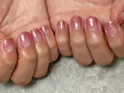 ラメグラデーション(丁寧なケア込み)オフ込み!!