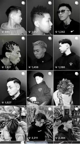 各種パーマフェードOK！+シャンプー　顔剃り