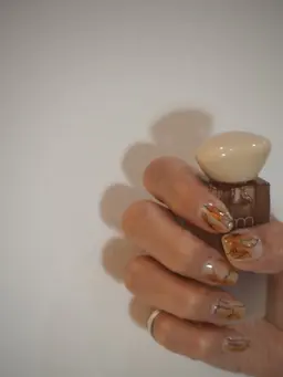 【サンプルデザイン（アート5本）/他店オフ】ハンドトリートメント付