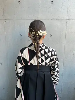 袴着付け（ヘアセット込み）💐