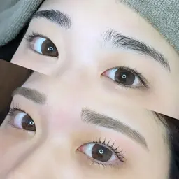 【オフ無料🩵】人気NO.1🌼まつ毛パーマ＆黄金比美眉スタイリング〈眉WAXかパーマ選べる〉