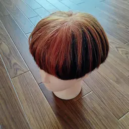 白髪ぼかしケアブリーチ1回×根元カラー