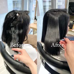 《サラサラヘアに☔️💫》カット➕うるツヤ縮毛矯正🌿spシャンプー込み🫧