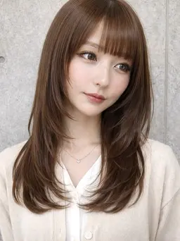 [🫧新規/ミニモ限定/湿気対策🫧］カット+ケアカラー+Aujua保湿トリートメント¥9200［横浜駅]