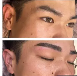 【3月31日～4月7日限定】ハリウッドブロウ　毛流れを整えます。余分な毛はwax処理してスッキリした印象に✨メンズ人気