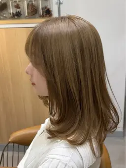 🧸w color (ケアブリーチ+カラー)