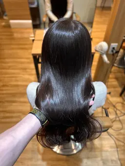 似合わせカット+最新透明感カラー+TOKIOトリートメント✨