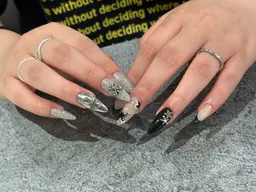 すぐ予約限定‼️【オフあり】長さ出し10本+90分持ち込みデザイン