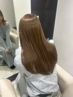 【🌸ミニモ学割U24&高校卒業生🌸透明感💡/ブロー込み🫧】似合わせカット＋ブリーチなしダブルカラー＋髪質改善TR