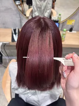 🫧根元の白髪が気になる方に！リタッチカラー🫧