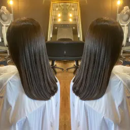 髪質改善！自然派☆縮毛矯正＋カット¥13600