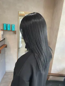 〘 暗髪にしたい方はこちら 🐺♡ 〙黒染めを使わずに残りにくいカラー❕（ + カット¥2000 ）