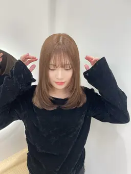 『学生初カラー限定』ブリーチなしWカラーで叶う透明感カラー🌷