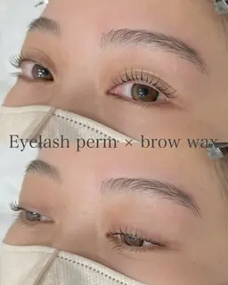 🩶まつ毛パーマ×美眉スタイリング🩶束間コーティング付き(1:30)