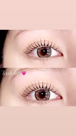 【10代、20代限定】オフ代無料✨大人気束感パリジェンヌラッシュリフト🍒最高級トリートメント付き！コーティング仕上げ✨