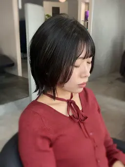 顔まわり似合わせカット🤍スタイリング込み