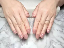 🍀パラジェルベース★ ワンカラー・ラメグラ🍀　フィルイン施術