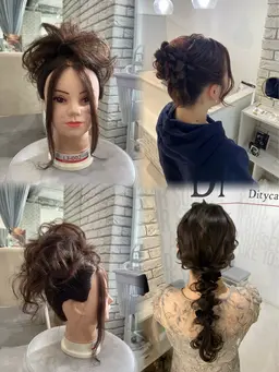 盛り髪・カールアップ (髪の長さが鎖骨下〜ロングさんのみになります🙇🏻♀️)