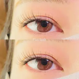 【技術向上の為、モニター価格】フラットラッシュ　80本※目元のお写真可能な方、リペア不可。