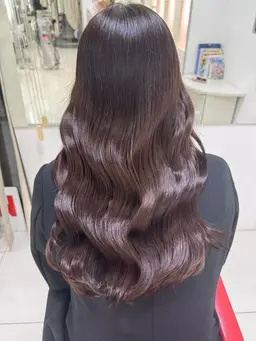 コテ巻き風デジタルパーマ🧼