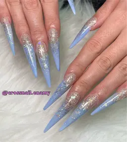 ⚠️オフあり⚠️スカルプ長さ出しワンカラー🩵ロングスカルプ可💅🏻※➕500円でマグネット、フラッシュ可