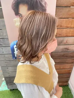 ブリーチonカラー+メープルトリートメント✨