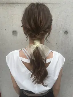 【普段のお出掛けにも💕】カジュアルアレンジ🎀