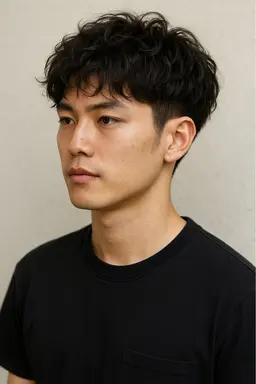 (メンズ)カット+パーマ