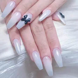 🌟 初回ソフトジェルオフ無料ケア込み🌟ワンカラー＋アートパーツ2本