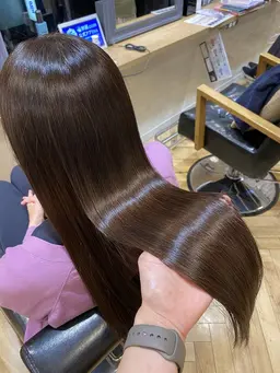 Cut+アルガンオイル矯正+Treatment　¥23200→¥20000