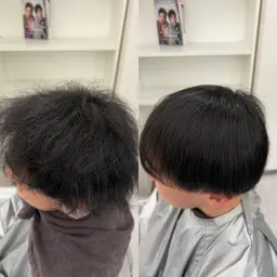 カット+縮毛矯正(全体)