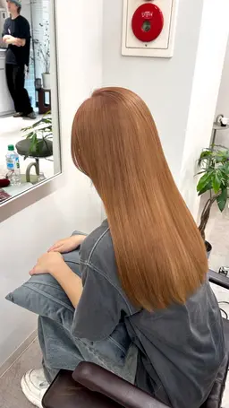 【ブリーチなしで明るくしたい方必見🎀】ブリーチなしダブルカラー＋韓国ウォータートリートメント