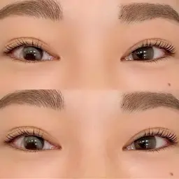 当日限定!まつげパーマ&アイブロウWAXメイク無し🤎同時施術でお得です🉐