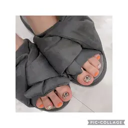 フットネイルオフなし5000円♪親指アート込み😊持ち込みデザインでご希望に添えない場合もございます。