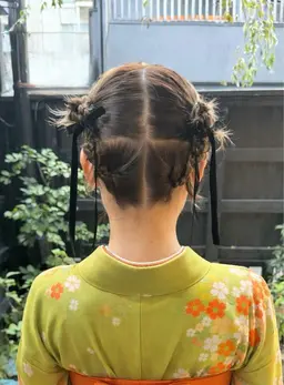 🎓【卒業式 袴着付け+ヘアセット】🌸