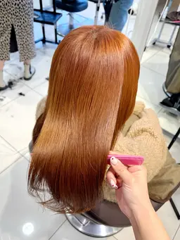 【平日限定】（ブリーチなし）ダブルカラー⚡️＋Aujuaトリートメント4step💛