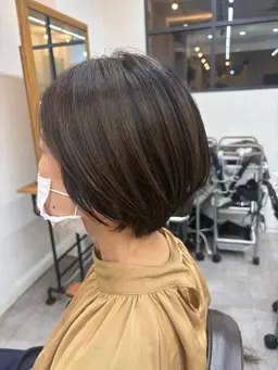 リタッチカラー+デザインカット＋シャンプーブロー